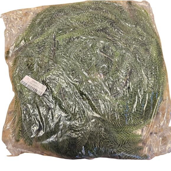 9 FT (270 CM)  Norfolk Pine Artificial Christmas Faux Greenery Garland wreath - Picture 4 of 6